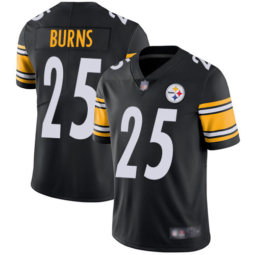 Men Pittsburgh Steelers Football #25 Limited Black Artie Burns Home Vapor Untouchable Nike NFL Jersey